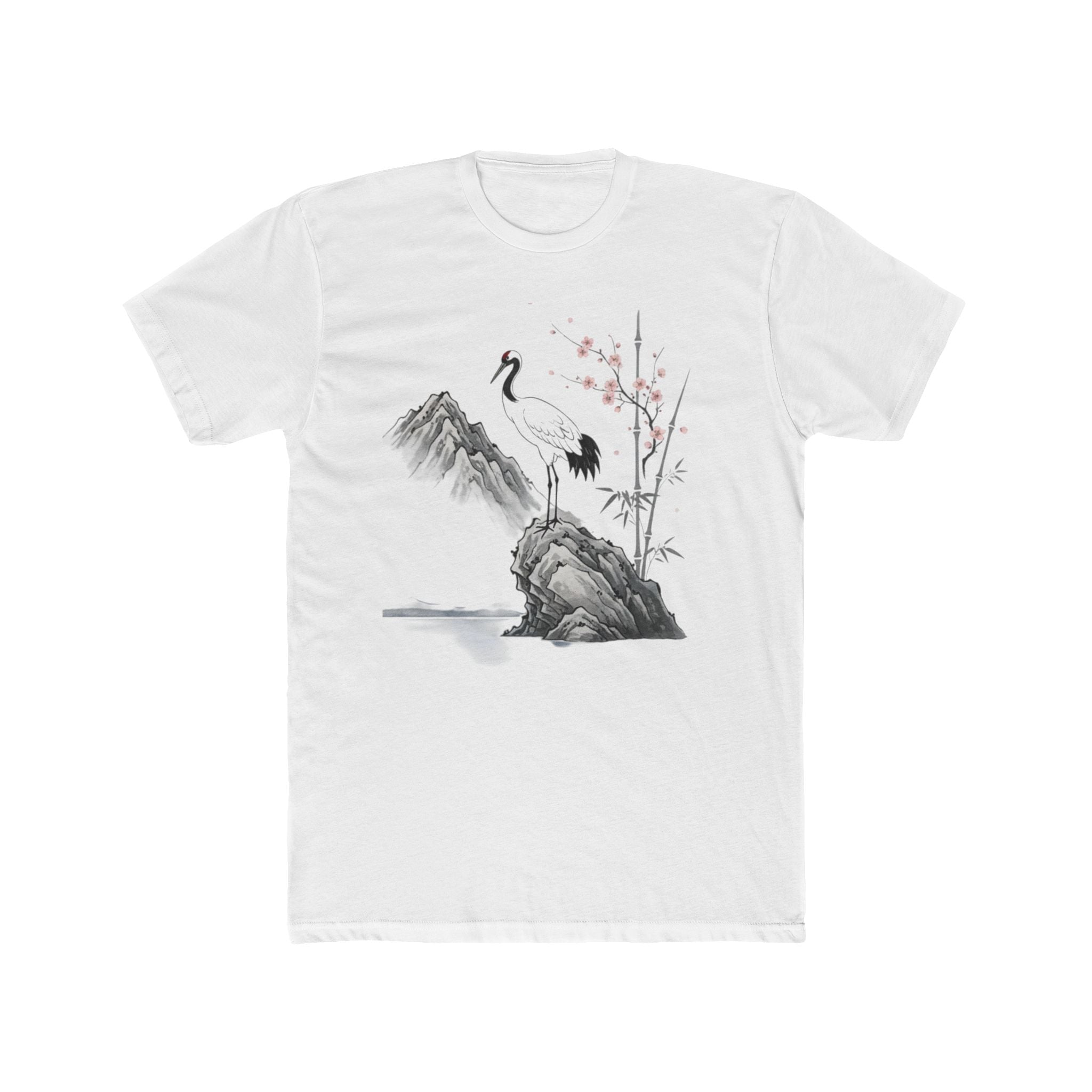Crane Ink-Brush T-Shirt