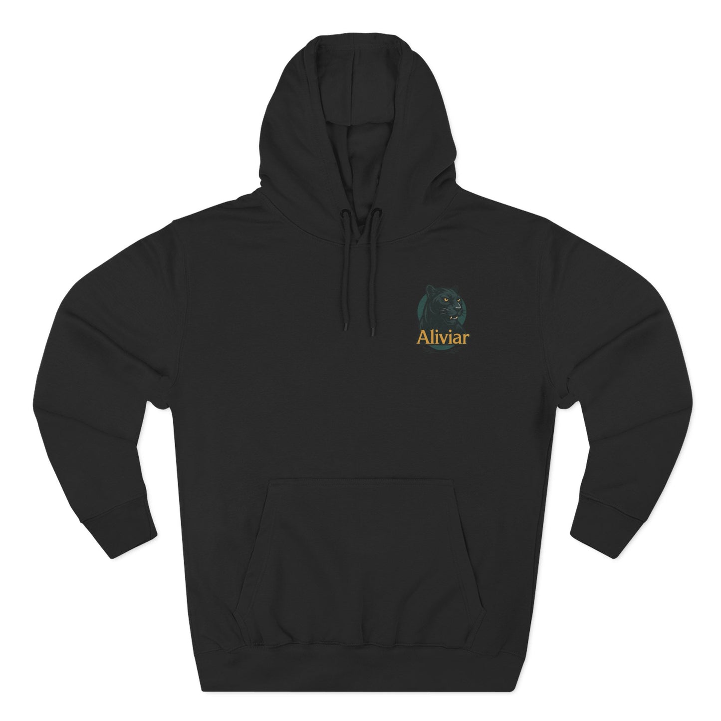 Fleece Panther Logo Hoodie